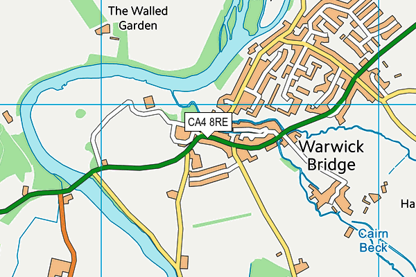 Warwick Bridge Primary School map (CA4 8RE) - OS VectorMap District (Ordnance Survey)