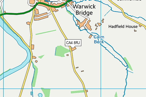 CA4 8RJ map - OS VectorMap District (Ordnance Survey)