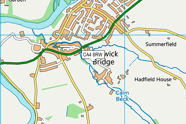 CA4 8RW map - OS VectorMap District (Ordnance Survey)