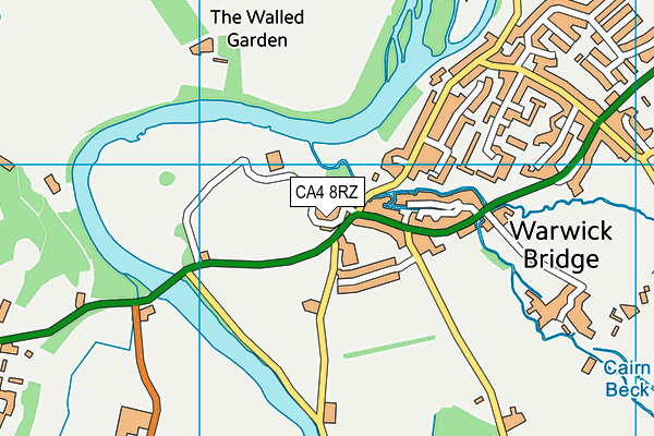 CA4 8RZ map - OS VectorMap District (Ordnance Survey)