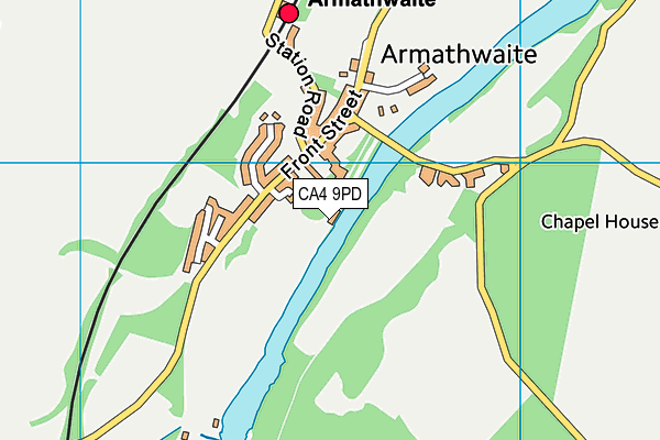 CA4 9PD map - OS VectorMap District (Ordnance Survey)