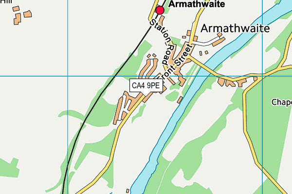 CA4 9PE map - OS VectorMap District (Ordnance Survey)