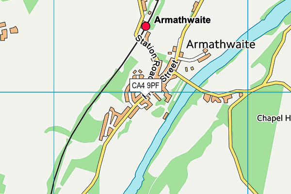 CA4 9PF map - OS VectorMap District (Ordnance Survey)