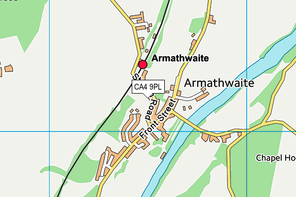 CA4 9PL map - OS VectorMap District (Ordnance Survey)