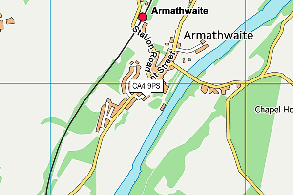 CA4 9PS map - OS VectorMap District (Ordnance Survey)