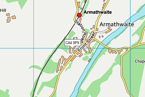 CA4 9PX map - OS VectorMap District (Ordnance Survey)