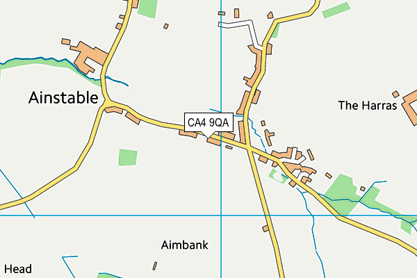 CA4 9QA map - OS VectorMap District (Ordnance Survey)