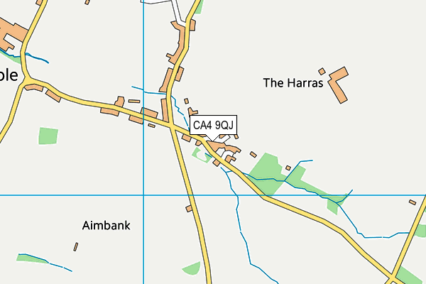 CA4 9QJ map - OS VectorMap District (Ordnance Survey)