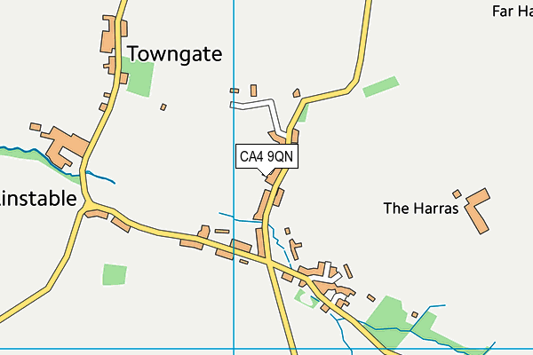 CA4 9QN map - OS VectorMap District (Ordnance Survey)