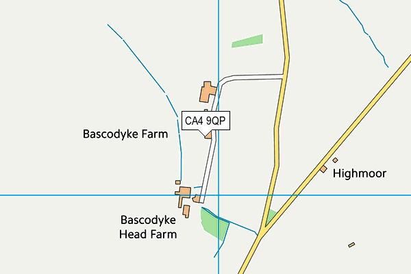 CA4 9QP map - OS VectorMap District (Ordnance Survey)