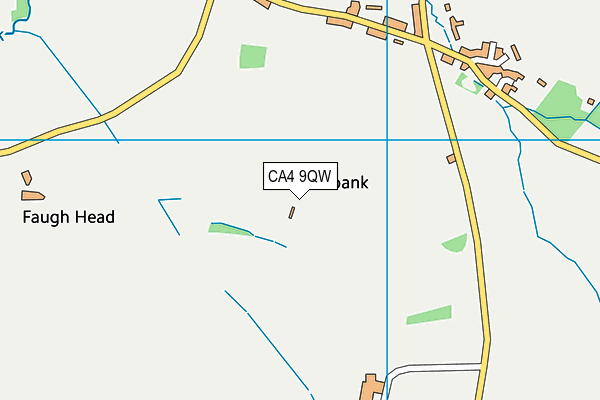 CA4 9QW map - OS VectorMap District (Ordnance Survey)