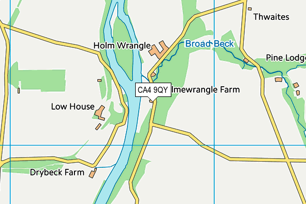 CA4 9QY map - OS VectorMap District (Ordnance Survey)