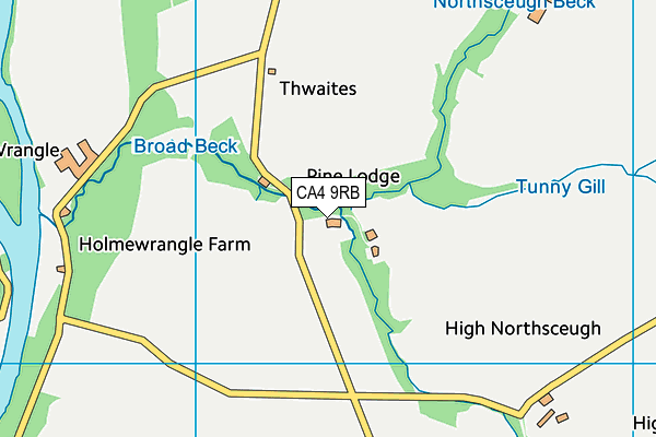 CA4 9RB map - OS VectorMap District (Ordnance Survey)