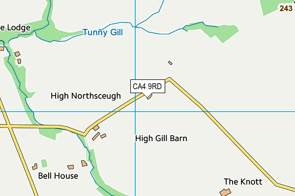 CA4 9RD map - OS VectorMap District (Ordnance Survey)