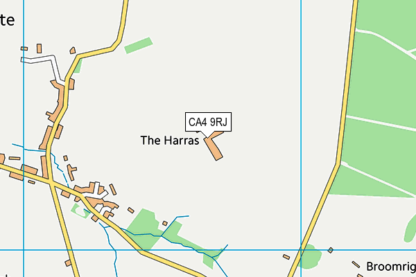 CA4 9RJ map - OS VectorMap District (Ordnance Survey)