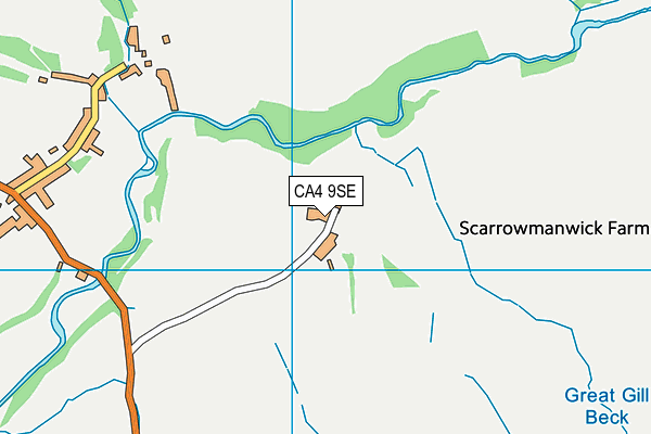 CA4 9SE map - OS VectorMap District (Ordnance Survey)