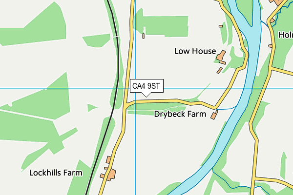 CA4 9ST map - OS VectorMap District (Ordnance Survey)