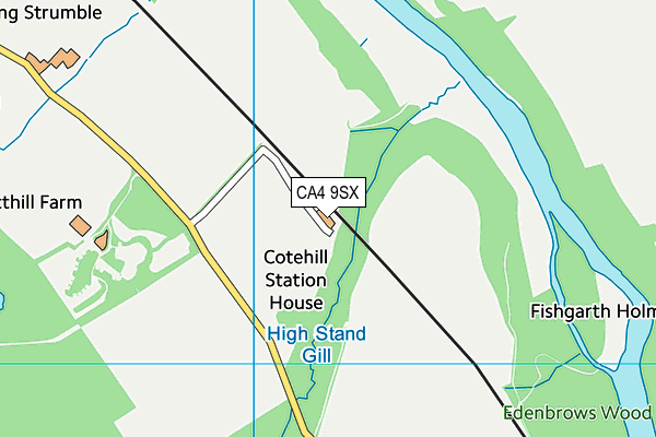 CA4 9SX map - OS VectorMap District (Ordnance Survey)