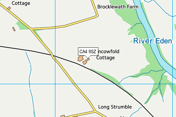 CA4 9SZ map - OS VectorMap District (Ordnance Survey)