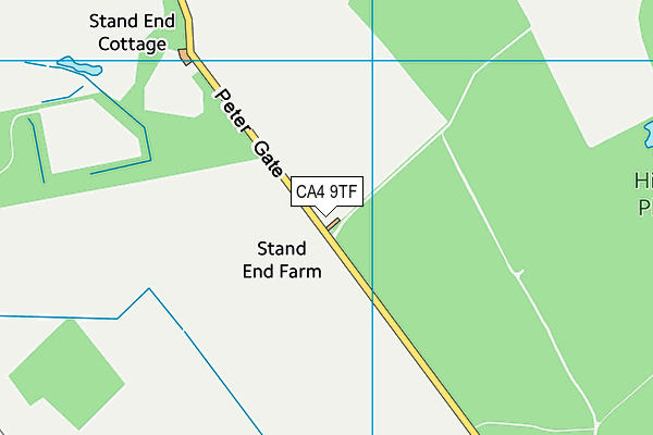 CA4 9TF map - OS VectorMap District (Ordnance Survey)