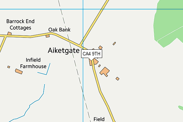 CA4 9TH map - OS VectorMap District (Ordnance Survey)