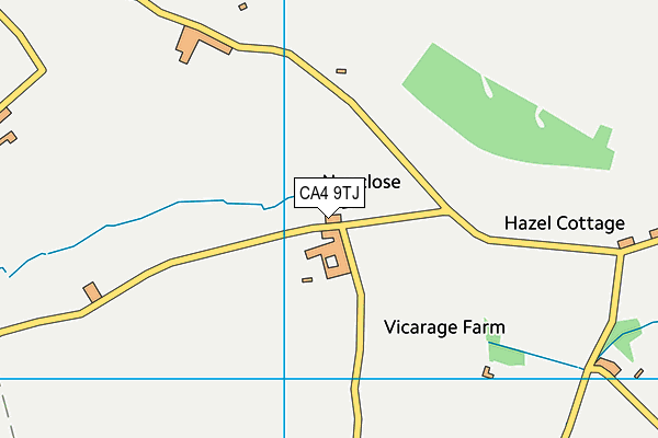 CA4 9TJ map - OS VectorMap District (Ordnance Survey)