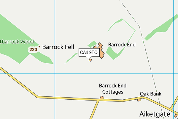 CA4 9TQ map - OS VectorMap District (Ordnance Survey)