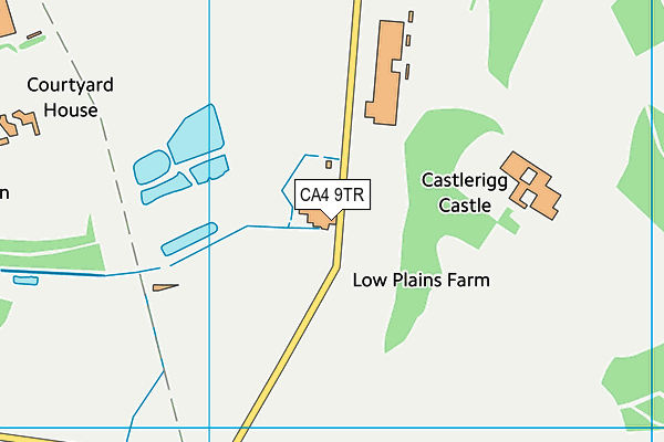 CA4 9TR map - OS VectorMap District (Ordnance Survey)