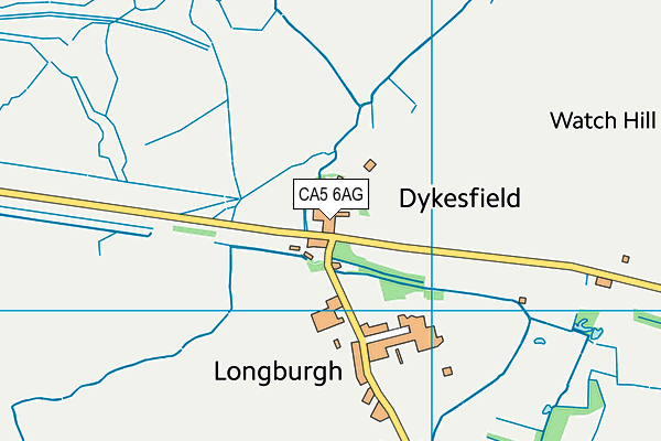 CA5 6AG map - OS VectorMap District (Ordnance Survey)