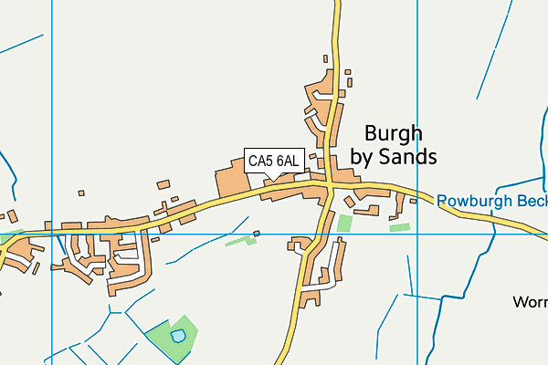 CA5 6AL map - OS VectorMap District (Ordnance Survey)