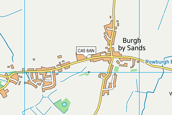 Burgh By Sands Village Hall map (CA5 6AN) - OS VectorMap District (Ordnance Survey)