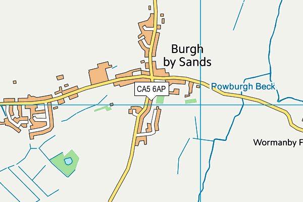 Burgh by Sands School map (CA5 6AP) - OS VectorMap District (Ordnance Survey)