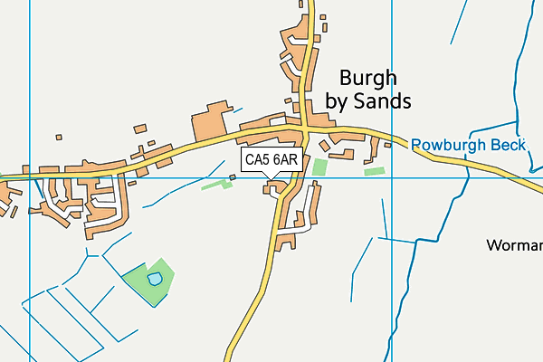 CA5 6AR map - OS VectorMap District (Ordnance Survey)