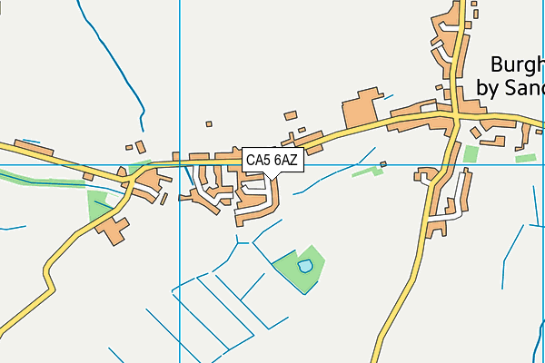 CA5 6AZ map - OS VectorMap District (Ordnance Survey)