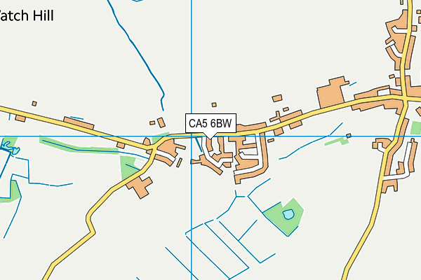 CA5 6BW map - OS VectorMap District (Ordnance Survey)