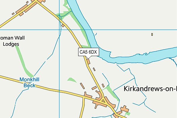 CA5 6DX map - OS VectorMap District (Ordnance Survey)
