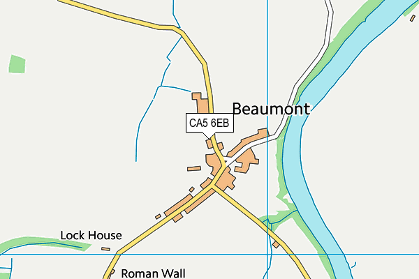 CA5 6EB map - OS VectorMap District (Ordnance Survey)