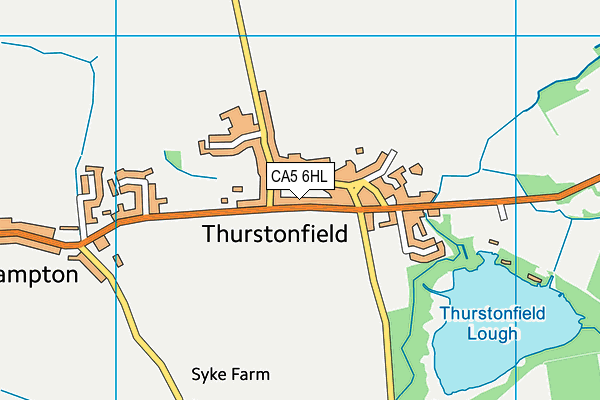 CA5 6HL map - OS VectorMap District (Ordnance Survey)