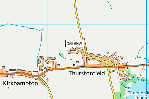 CA5 6HW map - OS VectorMap District (Ordnance Survey)