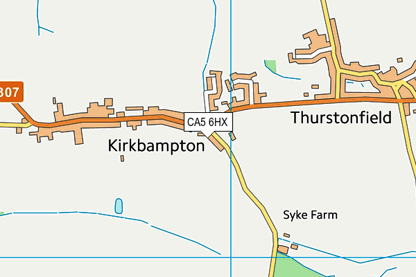 Kirkbampton CofE School map (CA5 6HX) - OS VectorMap District (Ordnance Survey)