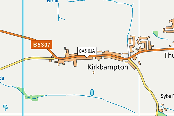 CA5 6JA map - OS VectorMap District (Ordnance Survey)