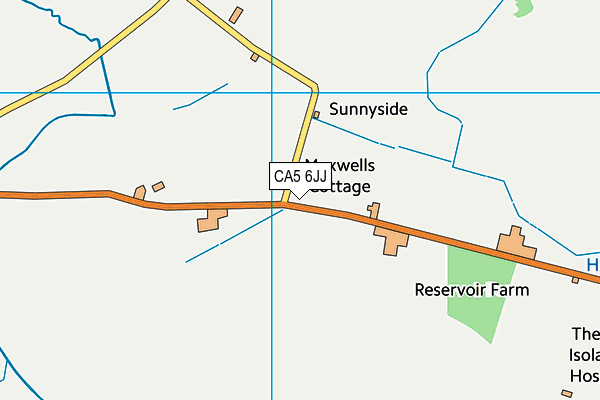 CA5 6JJ map - OS VectorMap District (Ordnance Survey)