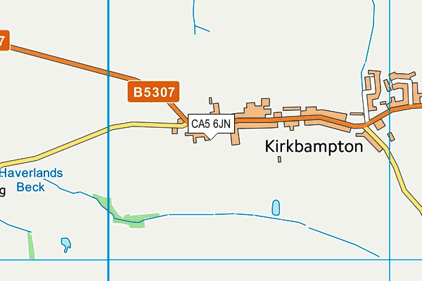 CA5 6JN map - OS VectorMap District (Ordnance Survey)