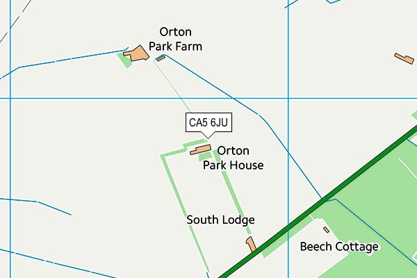 CA5 6JU map - OS VectorMap District (Ordnance Survey)