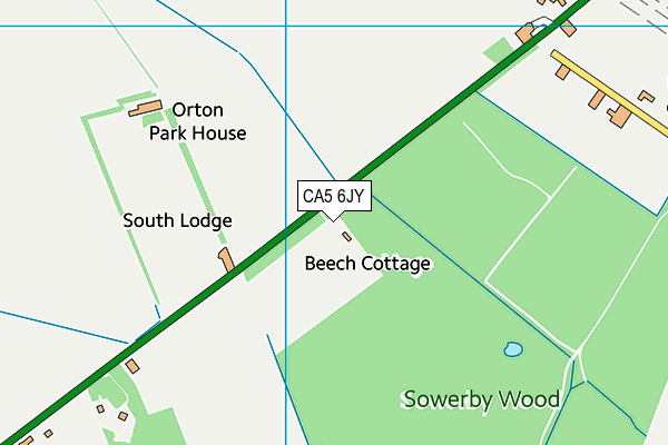 CA5 6JY map - OS VectorMap District (Ordnance Survey)