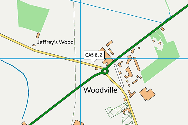 CA5 6JZ map - OS VectorMap District (Ordnance Survey)