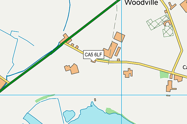 CA5 6LF map - OS VectorMap District (Ordnance Survey)