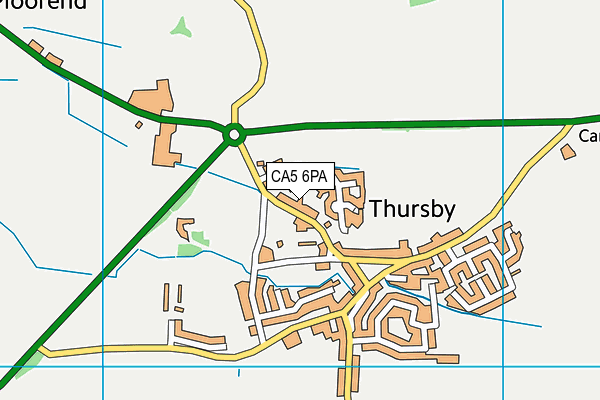 CA5 6PA map - OS VectorMap District (Ordnance Survey)