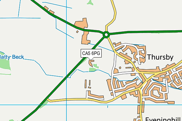 CA5 6PG map - OS VectorMap District (Ordnance Survey)