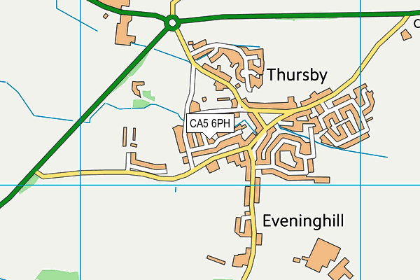 CA5 6PH map - OS VectorMap District (Ordnance Survey)